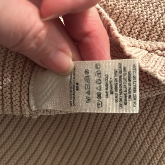 🎀 FREE PEOPLE La brea v neck ribbed slouchy sweater xs - Picture 10 of 10